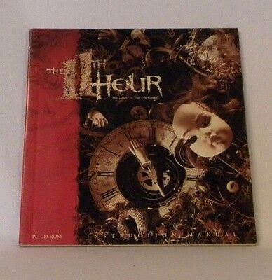 The 11th Hour PC Game Instruction Manual Booklet ONLY