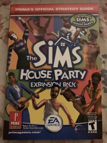 The Sims House Party Expansion Pack Prima’s Official Strategy Game Guide Book