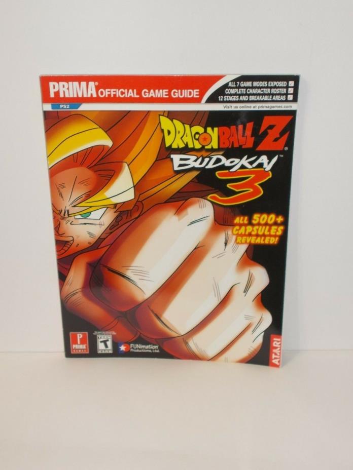 DragonBall Z Budokai 3 Official Game Guide by PRIMA PS 2