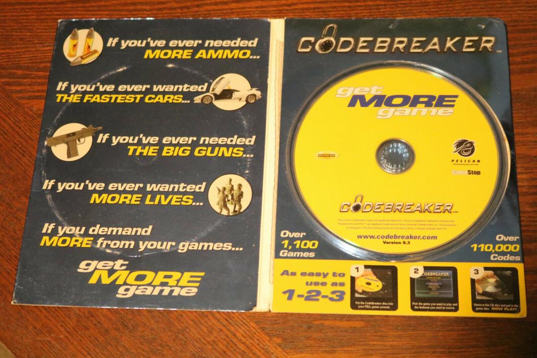 Codebreaker 9.3 Playstation 2