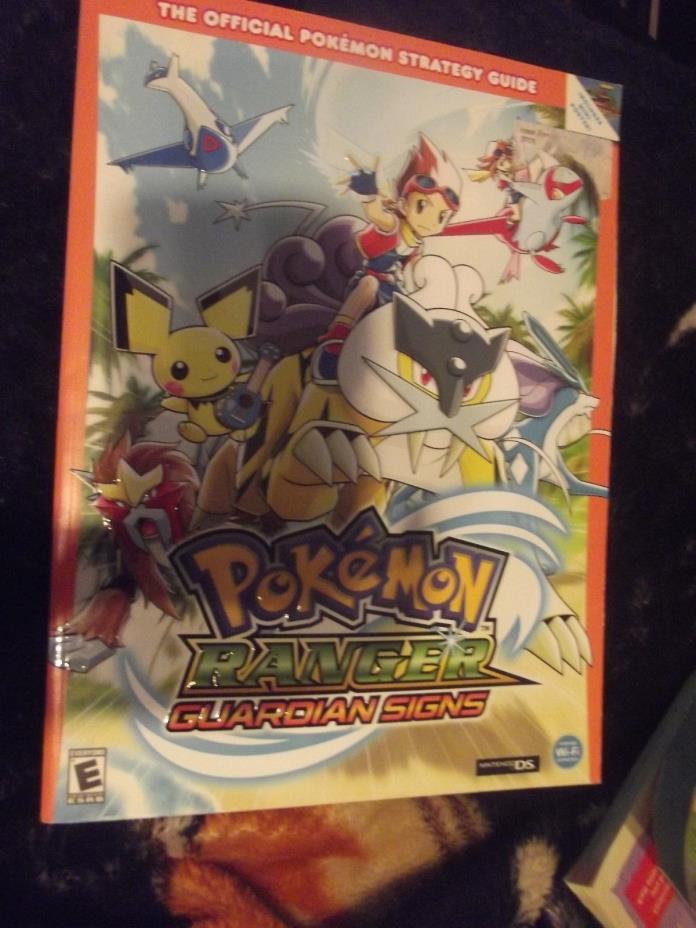 Pokemon Ranger: Guardian Signs ~ DS Guide Book Only ~ No Game ~ Gently Used