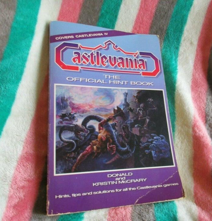 HTF Castlevania Official Hint Book by Donald & Kristin McCray IV Hints, Tips and
