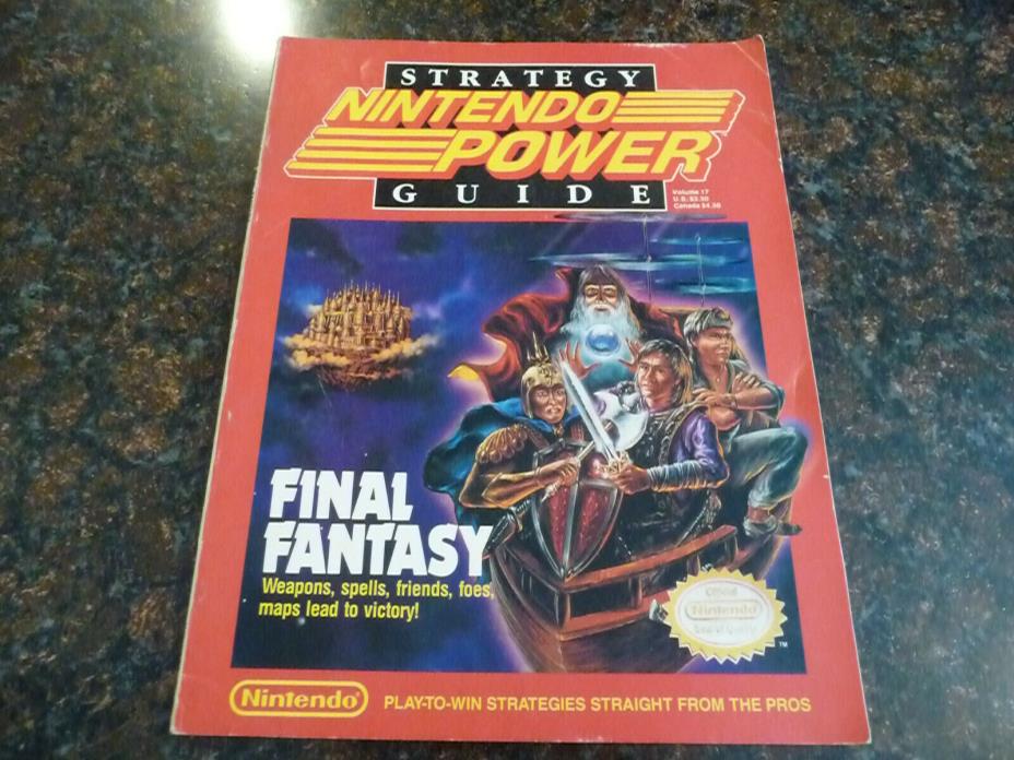 Final Fantasy (NES) Nintendo Power Player's Strategy Guide Volume 17 1990 RARE
