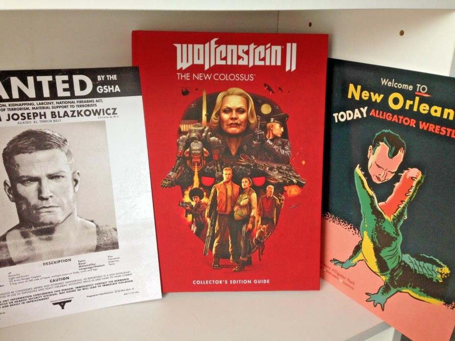 Wolfenstein 2: The New Colossus Collectors Edition Hardcover Strategy Guide NEW