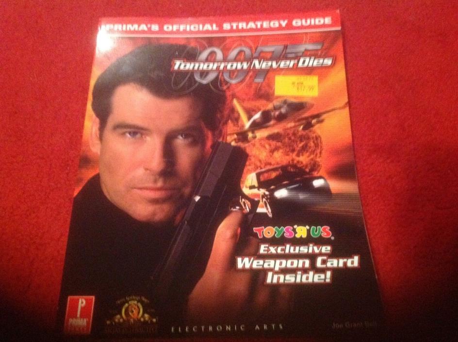 James Bond 007-Tomorrow Never Dies strategy guide-ps1-good condition!!