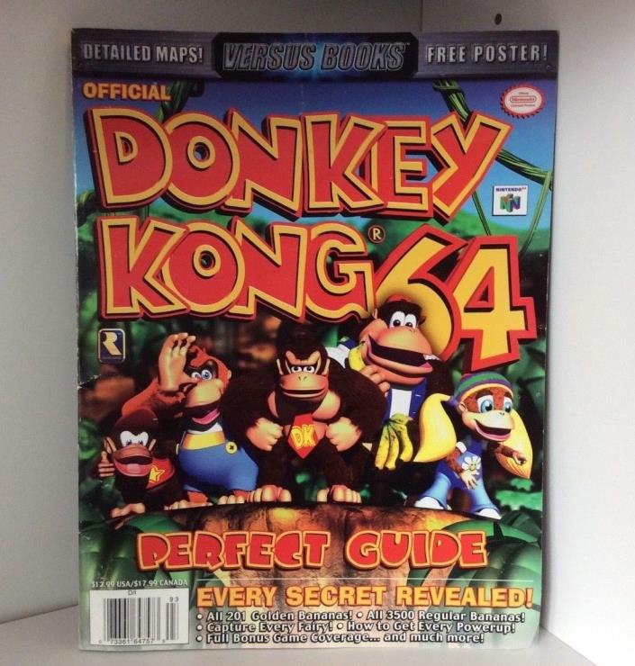 Official Donkey Kong 64 Perfect Guide: Every Secret Revealed with Poster!