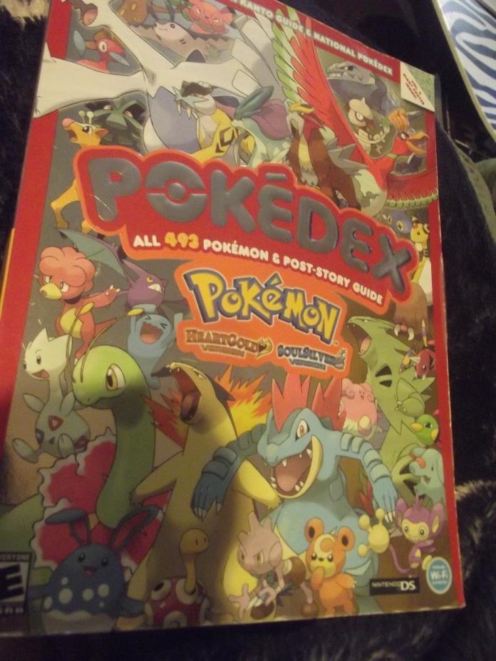 Pokemon Pokedex Heart Gold / Soul Silver ~ Nintendo DS Strategy Guide ~Book Only