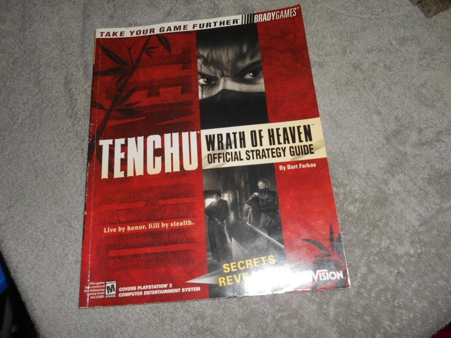 Tenchu: Wrath Of Heaven Strategy Guide For Sony Playstation 2