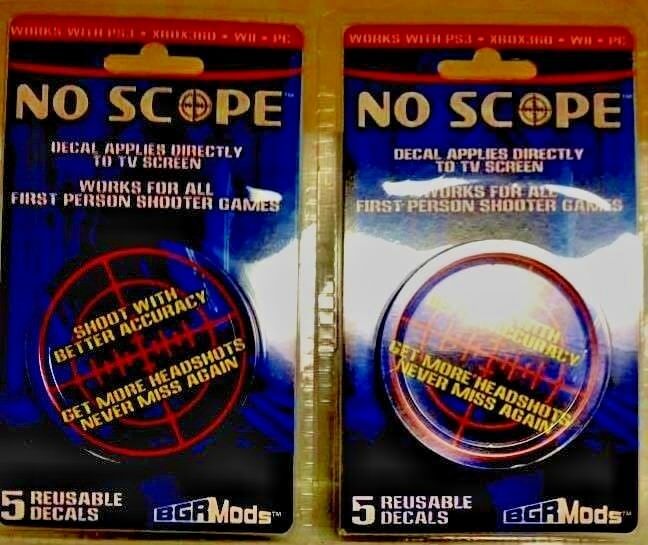 BGRMODS No Scope Decals X2 Stickers