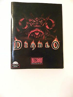 Diablo PC game instruction book ONLY