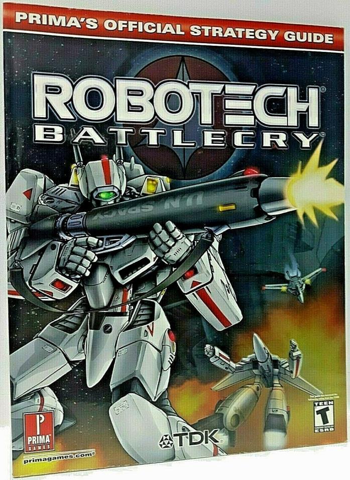 Robotech Battlecry PRIMA Official (PS2, GC & Xbox VIDEO GAME) Strategy Guide ENG