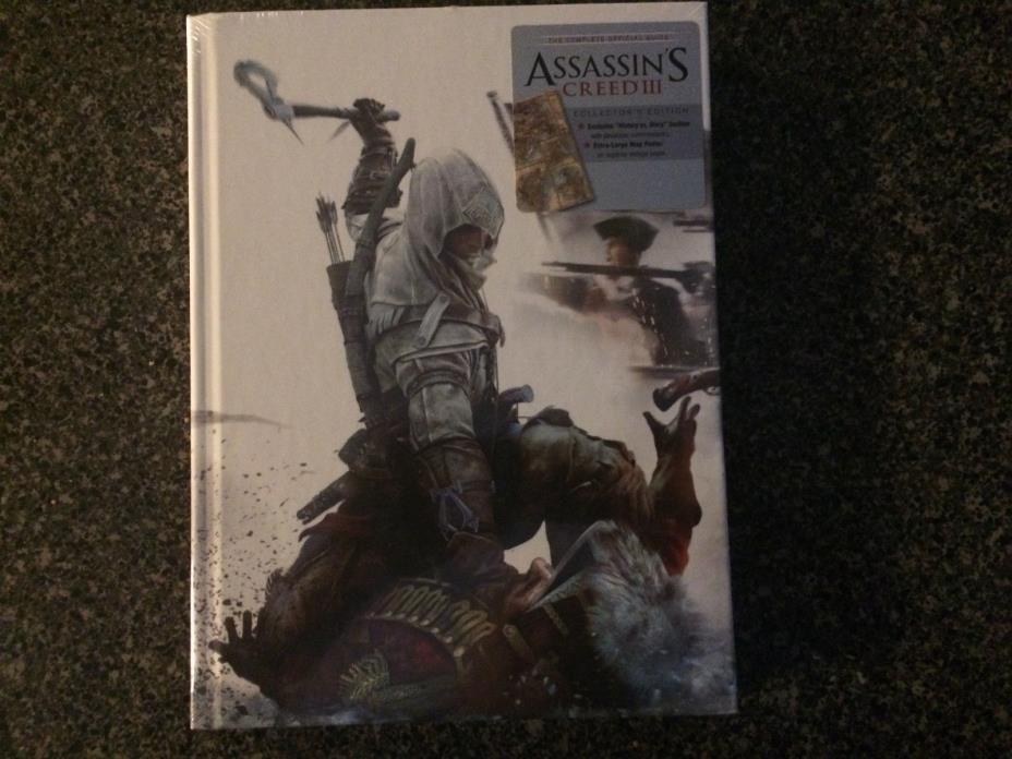 Assassin's Creed III Collector's Edition Strategy Guide Hardcover Factory Sealed