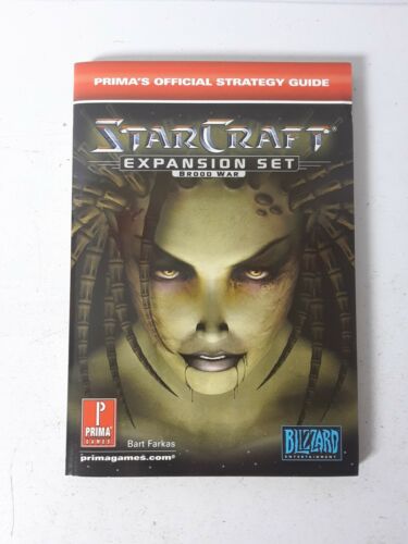 World of Warcraft Starcraft Expansion Set Brood War Prima's Strategy Guide Book