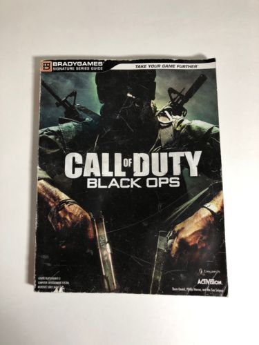 Call of Duty Black Ops Book Brady Games Game Guide Strategy Guide