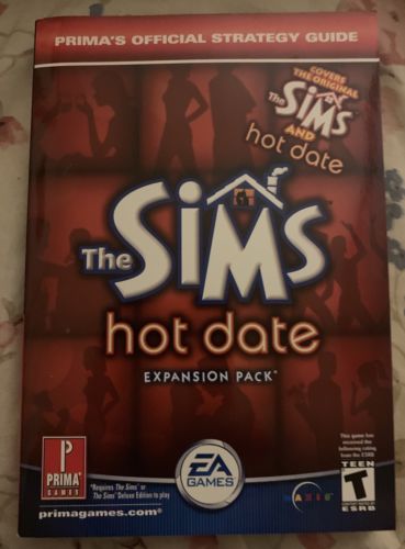 The Sims Hot Date Expansion Pack Prima Official Strategy Game Guide Book EA