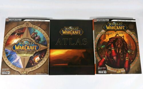World of Warcraft Strategy Guide Lot of 3 Brady Games Softcover