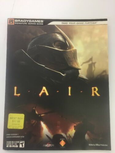 LAIR, BRADYGAMES STRATEGY GUIDE,  2007, PS3, VG/FN
