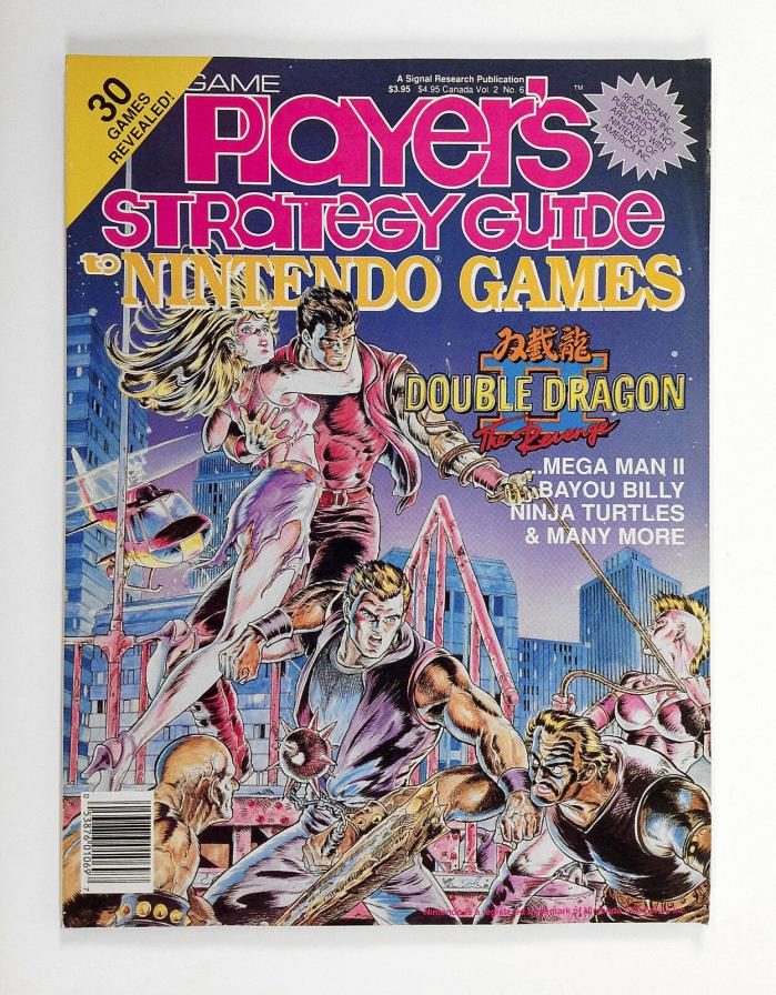 Game Player’s Strategy Guide  Nintendo Games - Double Dragon 2