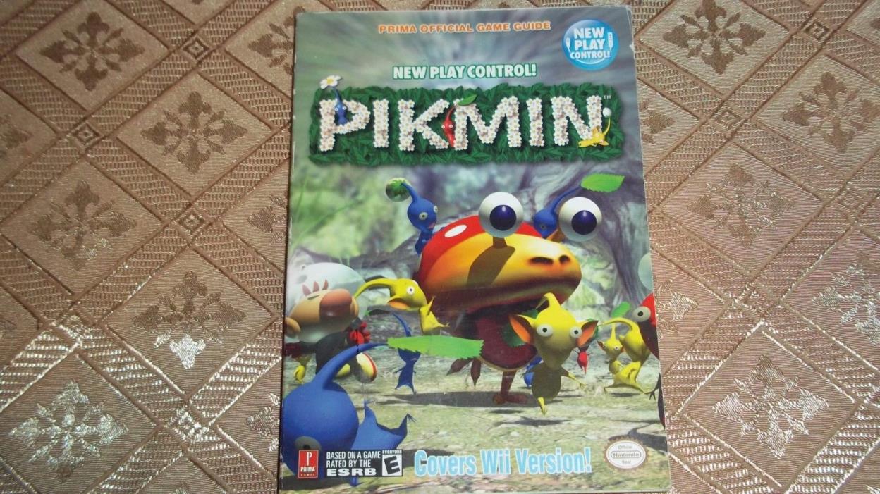 Strategy Guide Book - Nintendo Wii - PIKMIN - NEW PLAY CONTROL - Great Quality