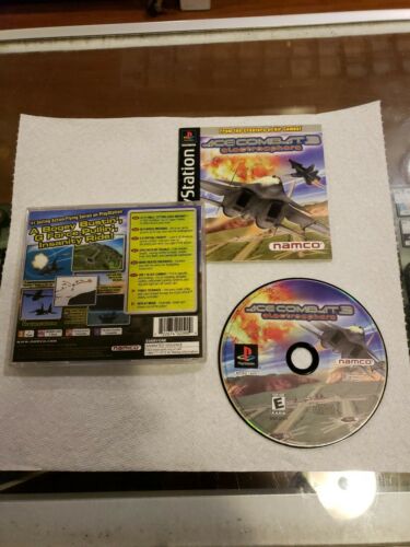 Ace Combat 3 Electrosphere Playstation 1 PS1 Namco Game Complete