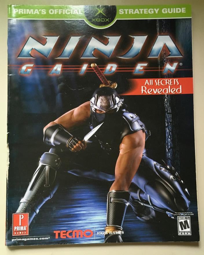 Ninja Gaiden Prima's Official Strategy Guide Xbox 2004