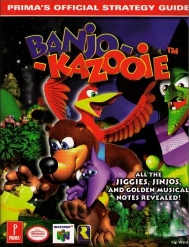 Banjo Kazooie Prima Games Official Strategy Guide Book
