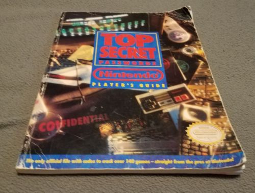 Top Secret Passwords Official Nintendo Player's Guide for NES SNES Gameboy Book