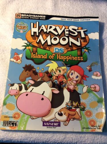 Harvest Moon Island of Happiness Nintendo DS Strategy Guide Book Brady Games