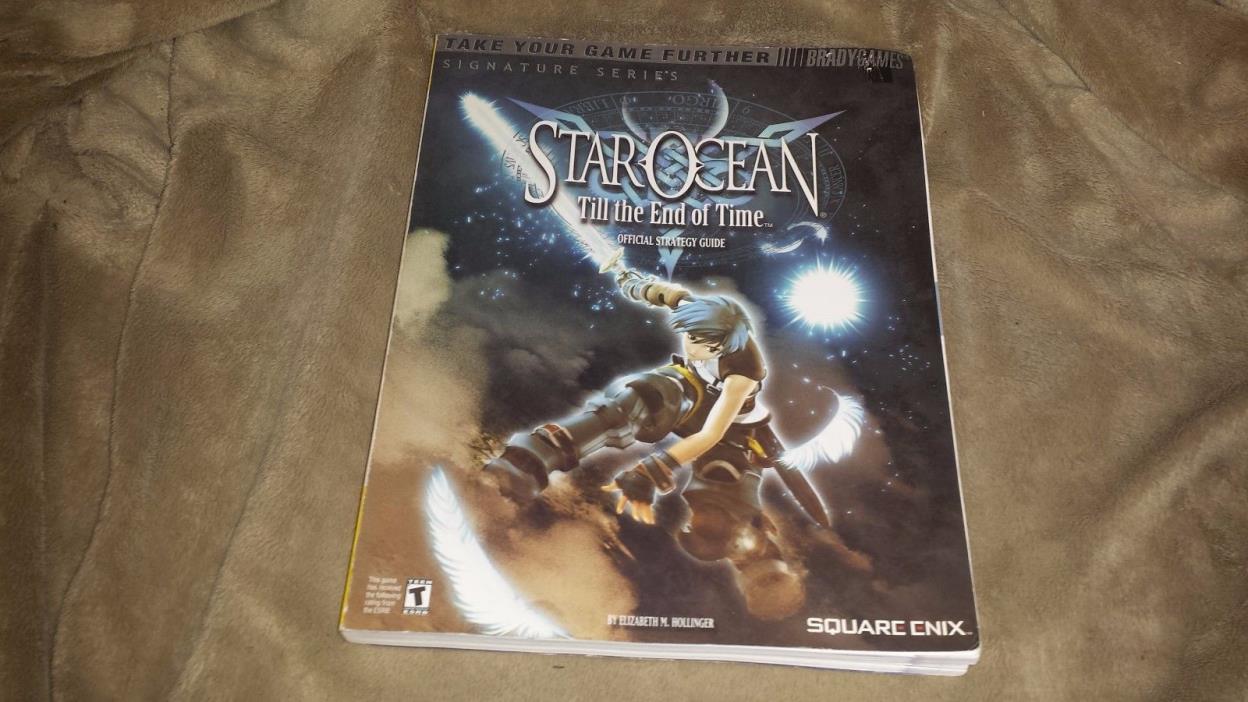 Official Brady Star Ocean Till The End of Time Players Guide (Playstation 2) PS2