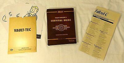 Fallout 4 Ultimate Vault Dweller's Survival Guide Bundle Hardcover Book Poster