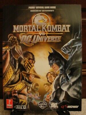 BRAND NEW Mortal Kombat VS DC Universe GUIDE xbox PS3