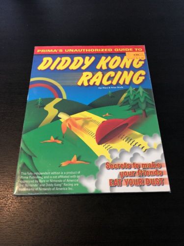 DIDDY KONG RACING NINTENDO 64 N64 Prima unauthorized Guide