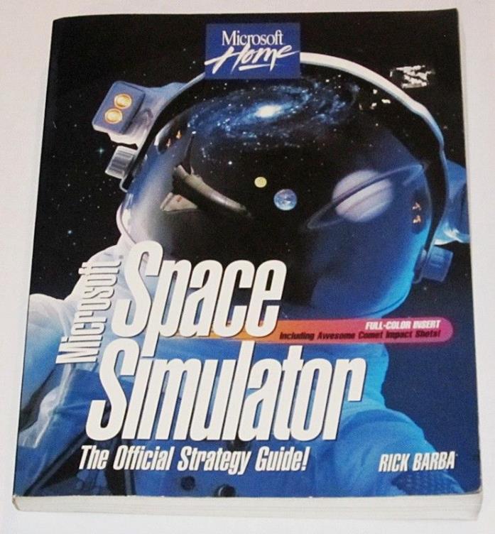 Microsoft SPACE SIMULATOR Strategy Guide by Rick Barba (1994, Paperback)