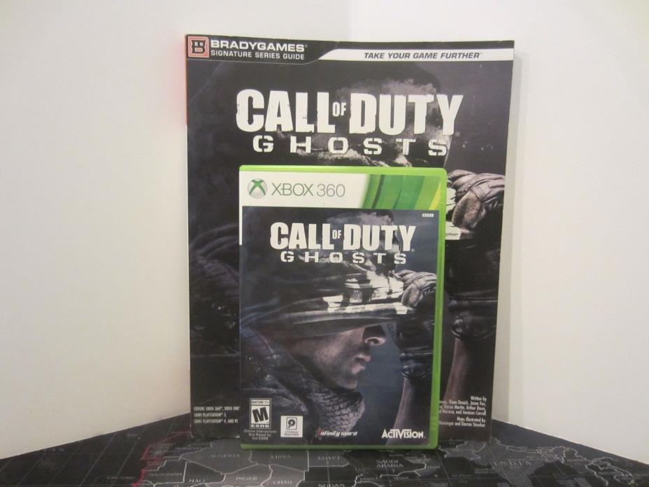 Xbox 360 Call of Duty Ghosts & Bradygames Signature Series Guide Bundle