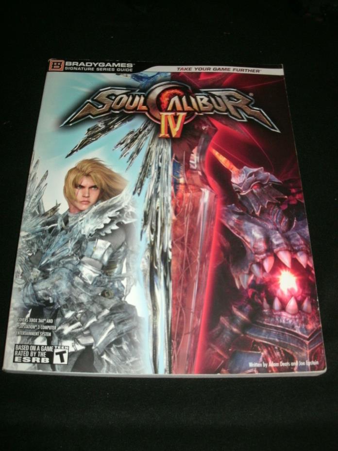 Soul Calibur IV Brady Strategy Guide Playstation Xbox