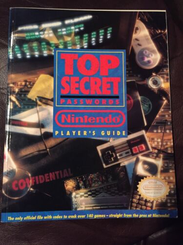OFFICIAL Nintendo Top Secret Passwords Player's Strategy Guide Book