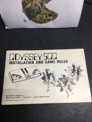 Odyssey 500 Installation And Game Rules 1976