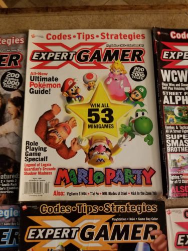 Expert Gamer Magazine April 1999 Issue 58 Mario Party Nintendo 64 N64 Cover