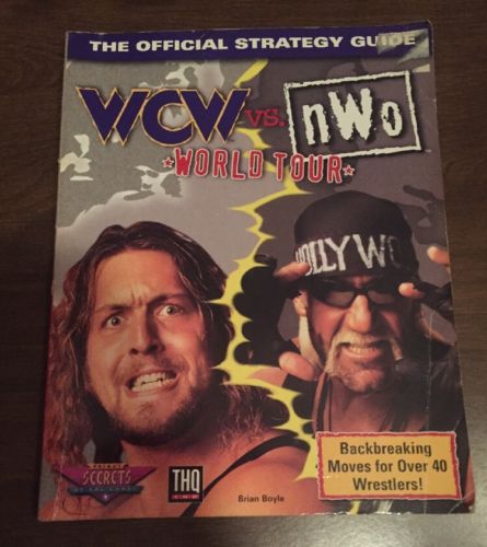 NINTENDO 64 - N64 - WCW VS NWO - WORLD TOUR -STRATEGY GUIDE Hulk Hogan Wrestling