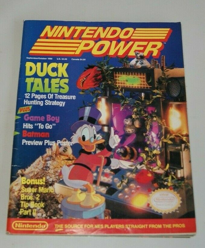 Nintendo Power Magazine September/October 1989-Includes Poster-Good Condition!