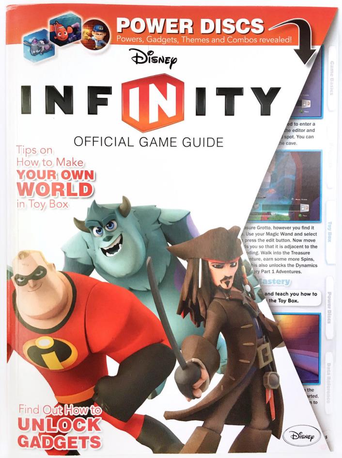 Disney Infinity Official Prima Game Guide With Poster, Powers Gadgets Themes