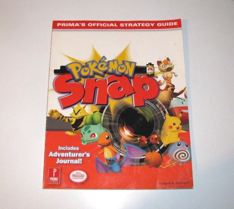 Pokemon Snap Strategy Guide Nintendo 64 Prima