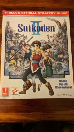 Suikoden II Playstation PS1 Prima's Official Strategy Guide Playstation