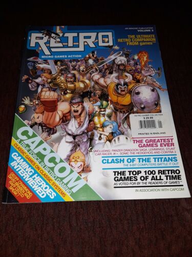 RETRO Video Game Magazine CAPCOM 260 PAGES Rare Issue Old School Gamer MEGA MAN?