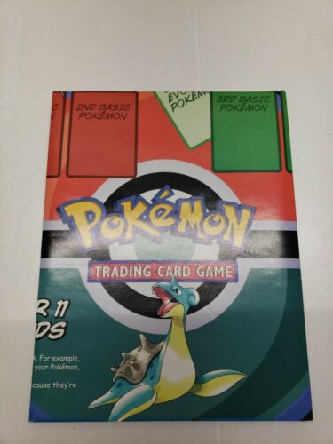 Pokemon Trading Card Game-Deck Construction Guide/Poster Double Folded New