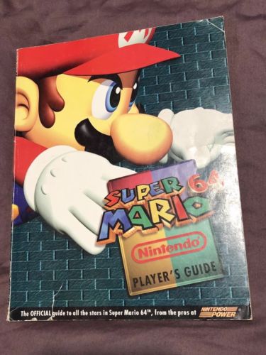 Super Mario 64 Nintendo Official Player's Guide N64 Nintendo 64