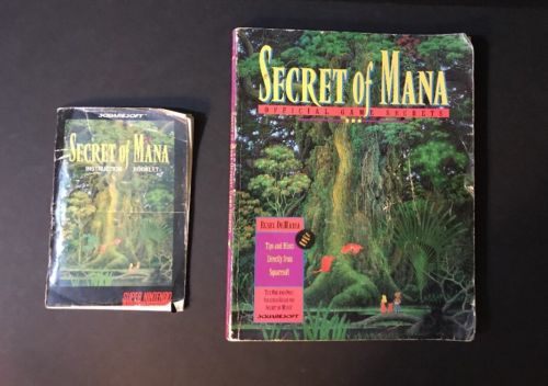 Secret of Mana Official SNES Game Secrets Prima Strategy Guide & Manual Nintendo