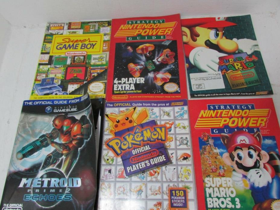 Nintendo Power Super MARIO & 3  METROID POKEMON SUPER GAME BOY