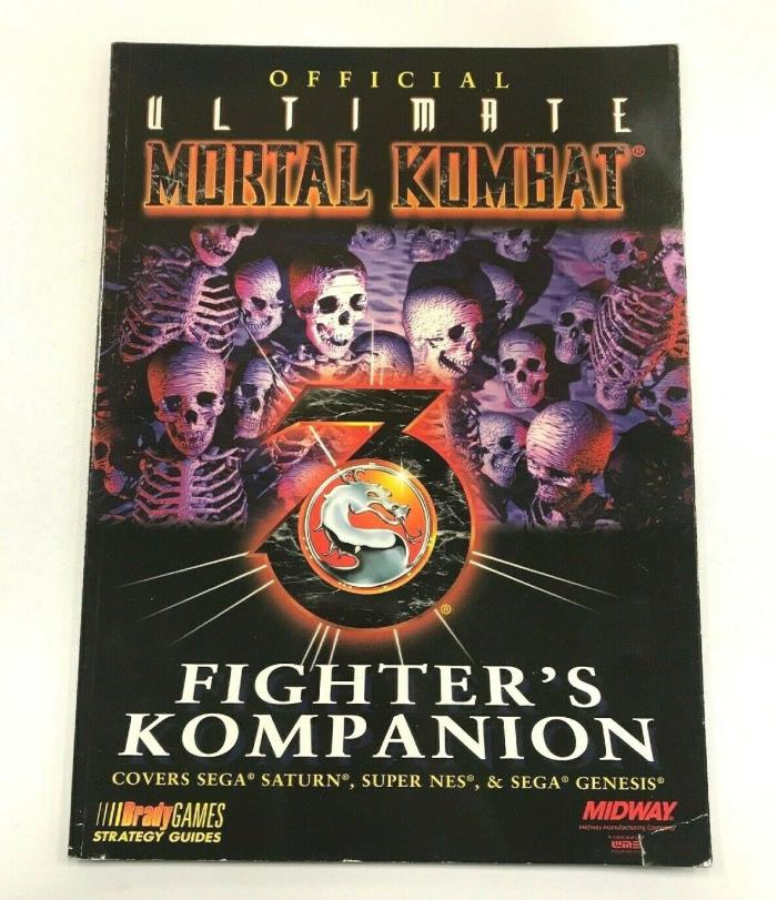 MORTAL KOMBAT FIGHTER'S KOMPANION Official Ultimate Strategy Guide | SHIPS FAST>