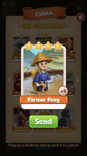 Coin Master China Set Farmer Feng
